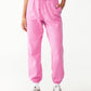 Calça de ginástica feminina COTTON ON Plush, rosa, tamanho X-S