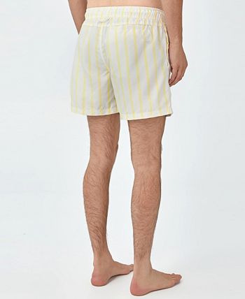 Calções de banho masculinos COTTON ON amarelos tamanho X-G