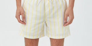 Calções de banho masculinos COTTON ON amarelos tamanho X-G