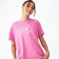Camiseta feminina orgânica ativa COTTON ON rosa