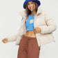 Jaqueta Puffer Cotton On Feminina The Recycled Mother Branca Tamanho Grande
