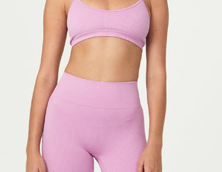 Top curto sem costura feminino COTTON ON rosa tamanho médio