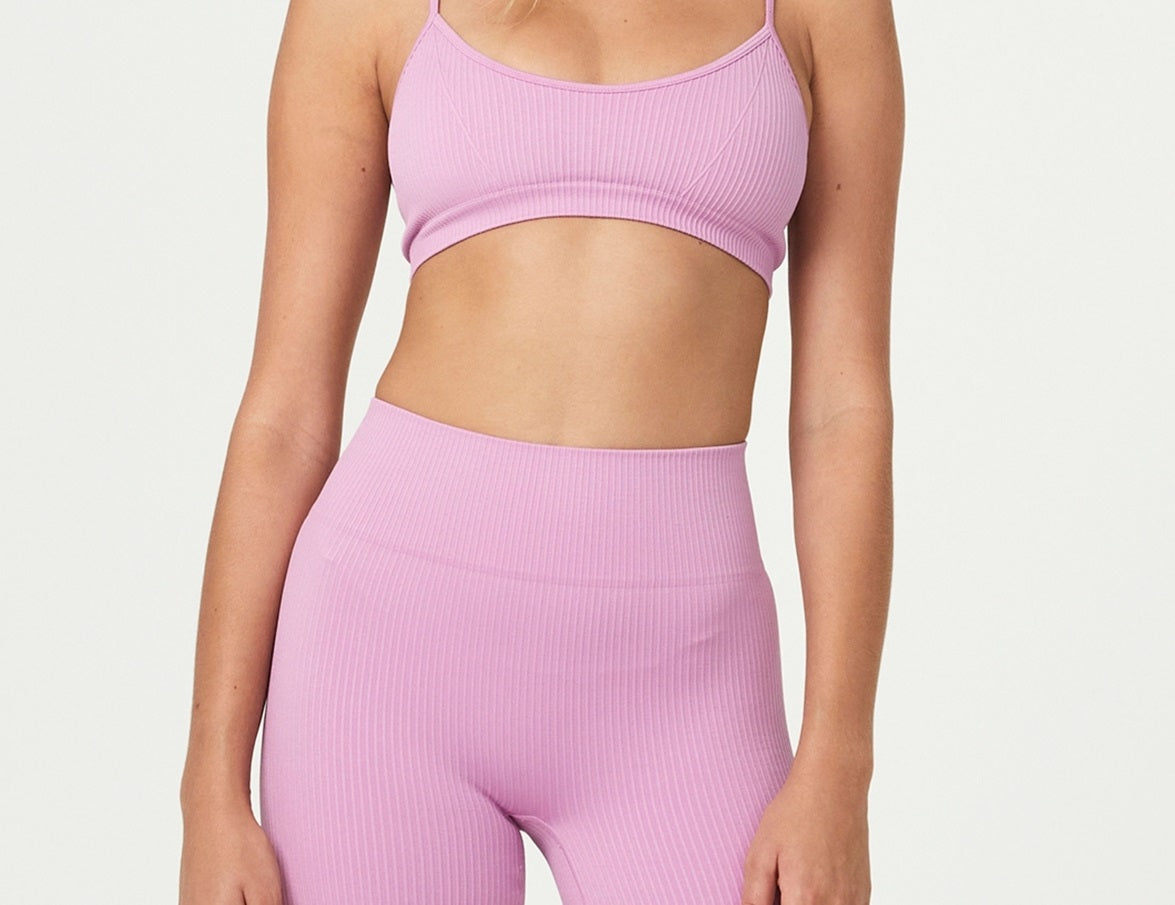 Top curto sem costura feminino COTTON ON rosa tamanho X-S