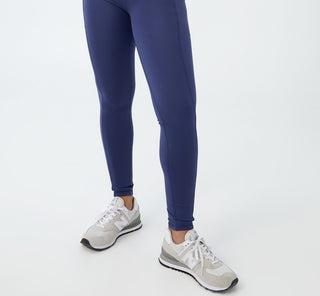 Calça justa feminina ultramacia cruzada, comprimento total, azul, tamanho extrapequeno, COTTON ON