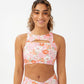Top feminino com recortes suaves e colete COTTON ON rosa tamanho grande