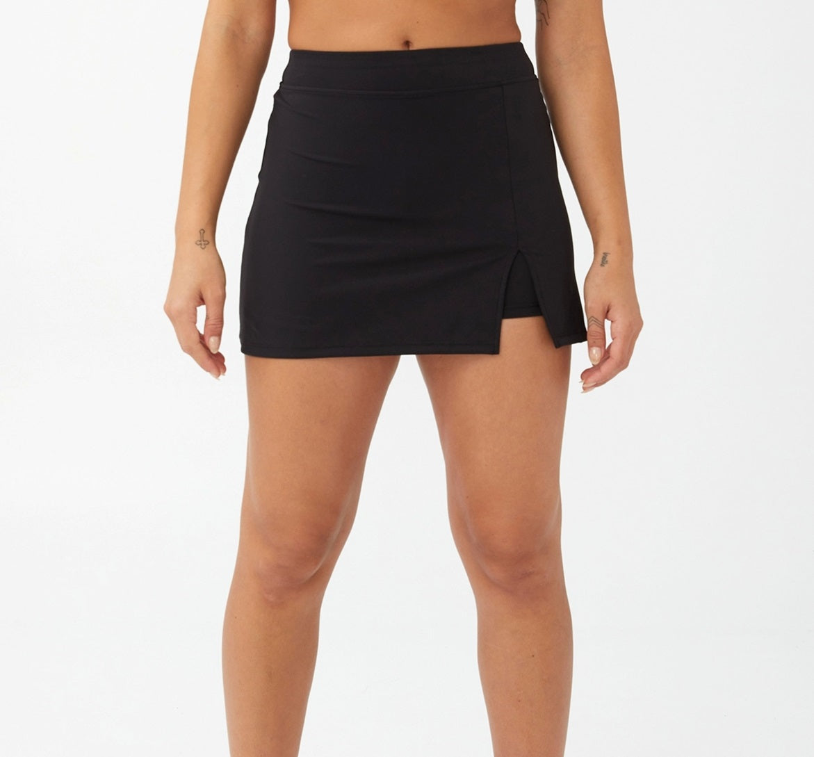 Saia de basquete feminina COTTON ON, preta, tamanho médio