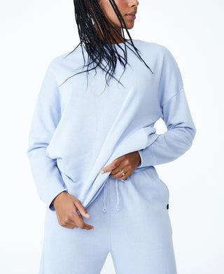 COTTON ON Moletom Feminino Lifestyle Manga Longa Azul Tamanho Médio