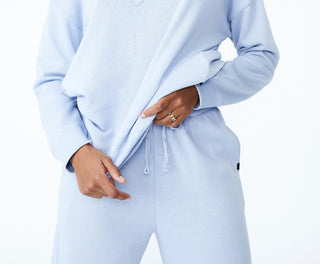 COTTON ON Moletom Feminino Lifestyle Manga Longa Azul Tamanho Médio