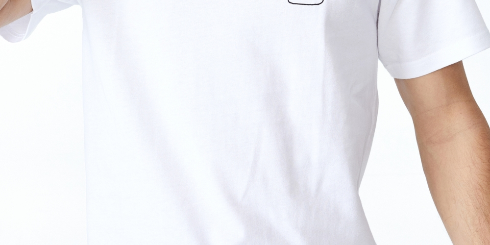 Camiseta masculina Cotton On Tbar Art, branca, tamanho médio