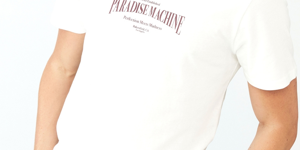 Camiseta masculina COTTON ON Tbar Moto branca tamanho XL