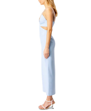 Bardot Women's Cutout Sleeveless Midi Dress Blue Size 4