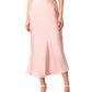 Vestido curto Bardot feminino com decote canoa e recorte rosa, tamanho 6