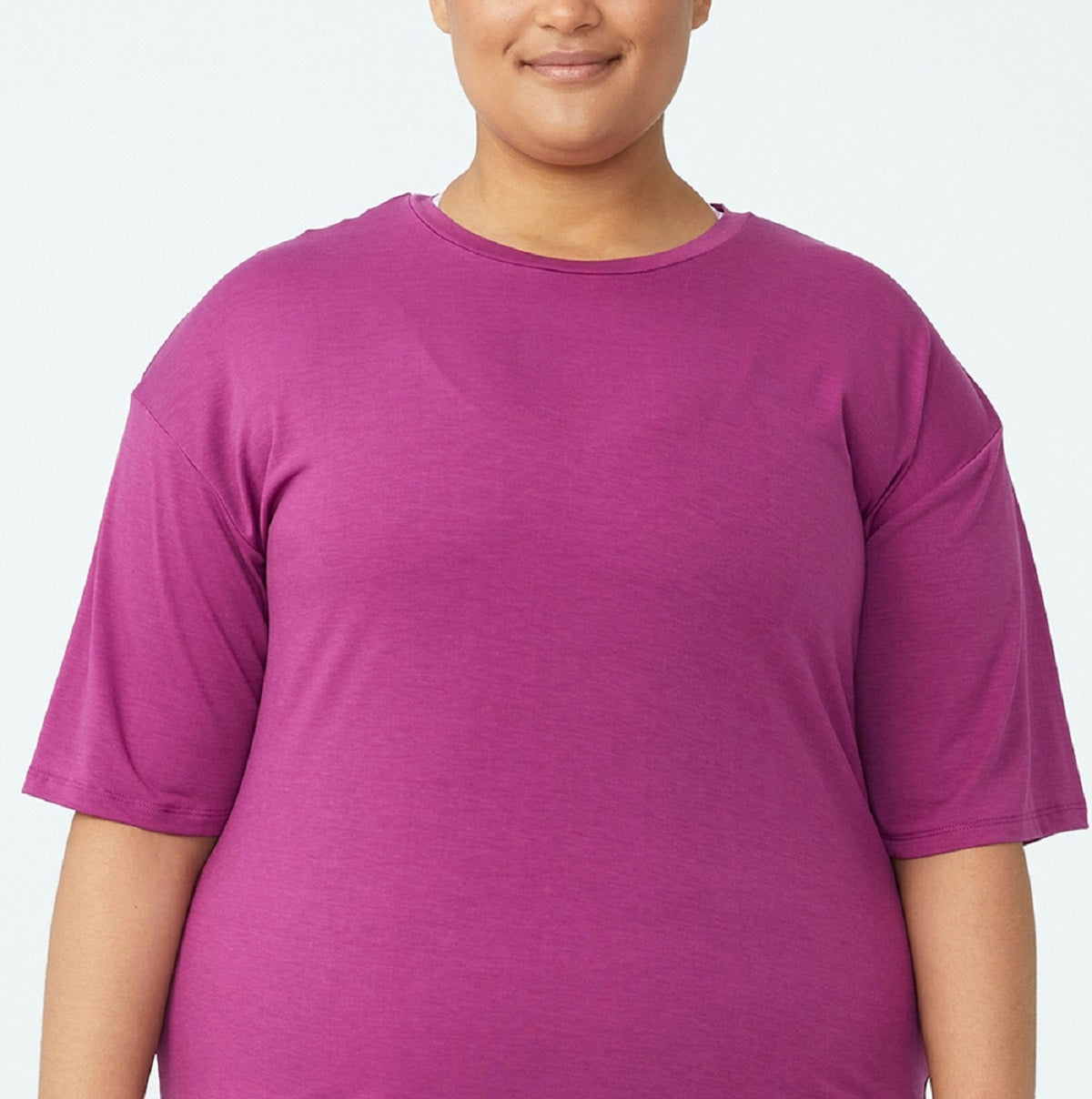 Camiseta feminina COTTON ON Active Boyfriend roxa tamanho 14W