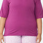 Camiseta feminina COTTON ON Active Boyfriend roxa tamanho 14W