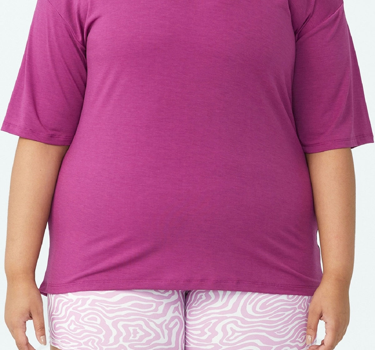 Camiseta feminina COTTON ON Active Boyfriend roxa tamanho 14W