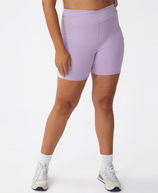 COTTON ON Women's Active Ultra Soft Pocket Bike Shorts Purple Size 20W