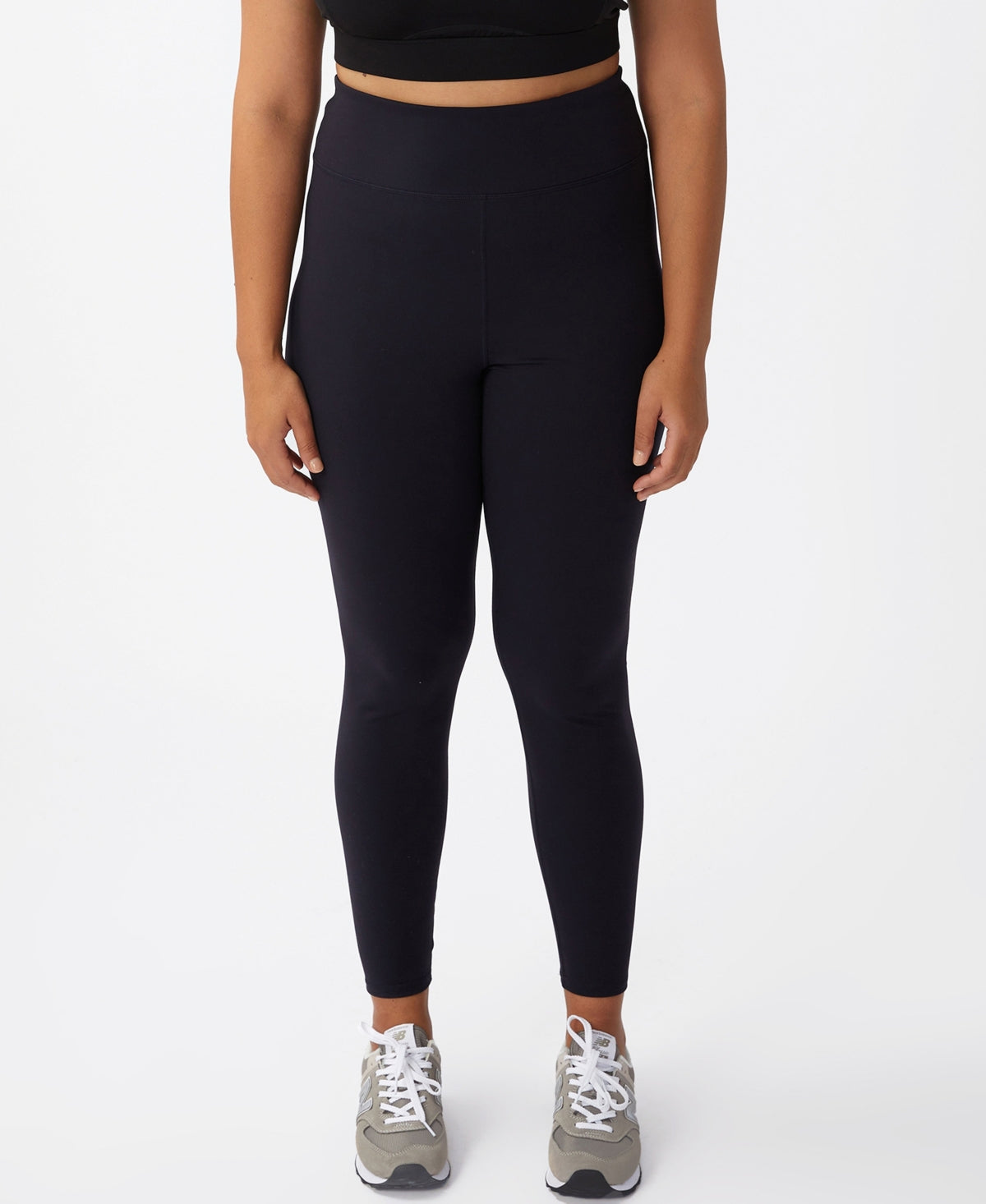 Calça justa feminina COTTON ON Active cintura alta comprimento total azul tamanho 16W