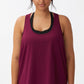 Camiseta regata feminina COTTON ON Active Training, roxa