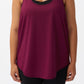 Camiseta regata feminina COTTON ON Active Training, roxa
