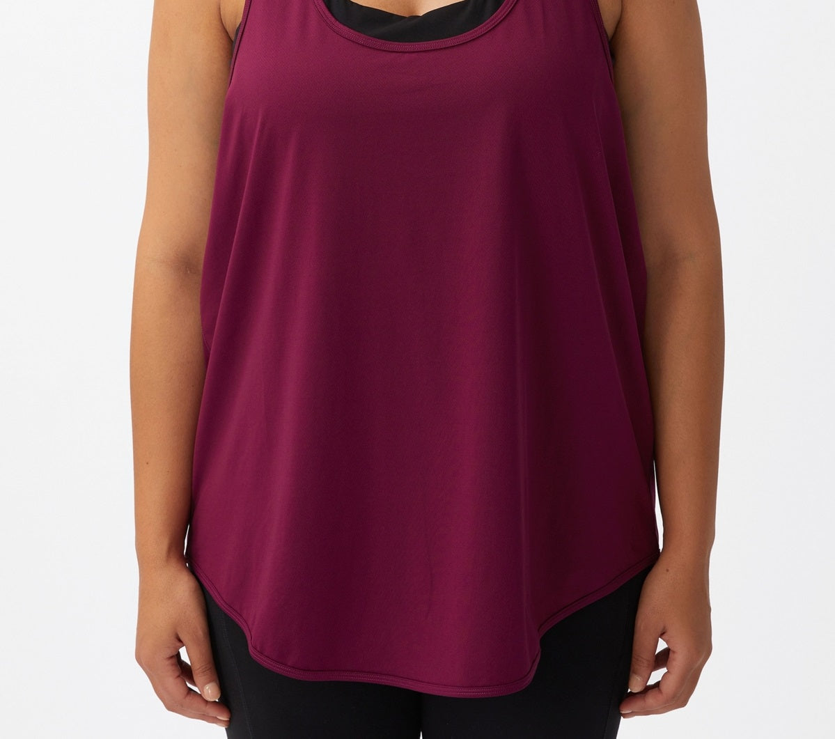 Camiseta regata feminina COTTON ON Active Training, roxa