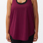 Camiseta regata feminina COTTON ON Active Training, roxa