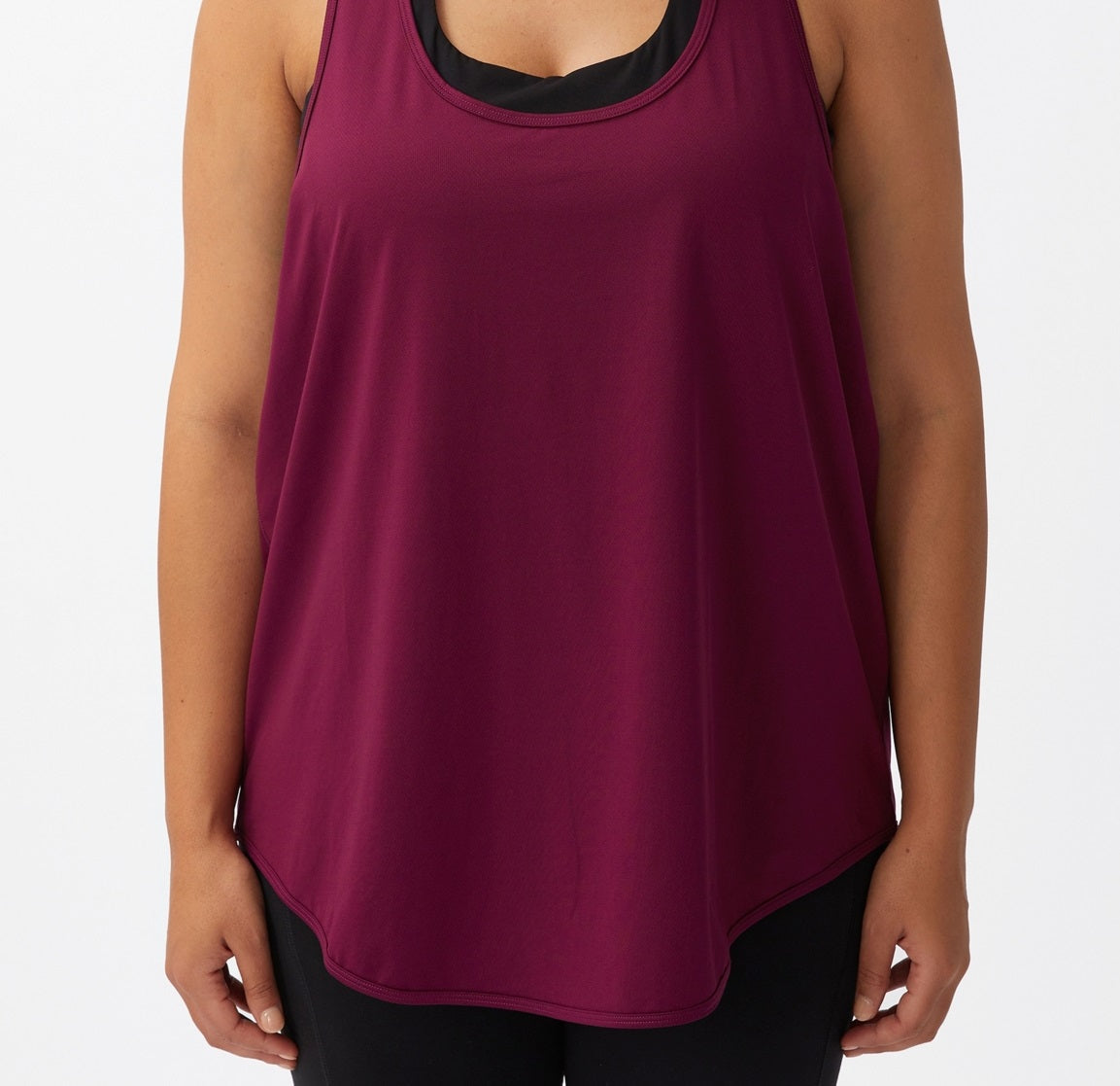 Camiseta regata feminina COTTON ON Active Training, roxa