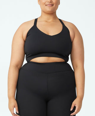 COTTON ON Women's Active Summer Bra Black Size 14W