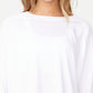 Camiseta feminina Cotton On Active Rib manga comprida branca tamanho pequeno