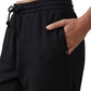 Calça de moletom plush feminina Cotton On, preta, tamanho médio