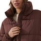 Jaqueta Puffer Cotton On Feminina The Recycled Mother Marrom Tamanho Grande