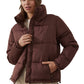 Jaqueta Puffer Cotton On Feminina The Recycled Mother Marrom Tamanho Grande