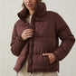 Jaqueta Puffer Cotton On Feminina The Recycled Mother Marrom Tamanho P