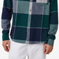 Camisa de manga comprida masculina Camden, tamanho X-G, verde, COTTON ON
