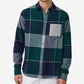 Camisa de manga comprida masculina Camden, tamanho X-G, verde, COTTON ON