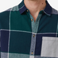 Camisa de manga comprida masculina Camden, tamanho X-G, verde, COTTON ON