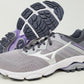 Tênis de corrida Mizuno Wave Inspire 16 para estrada, feminino, prateado, tamanho 6,5 B(M) EUA