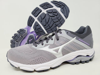 Tênis de corrida Mizuno Wave Inspire 16 para estrada, feminino, prateado, tamanho 6,5 B(M) EUA