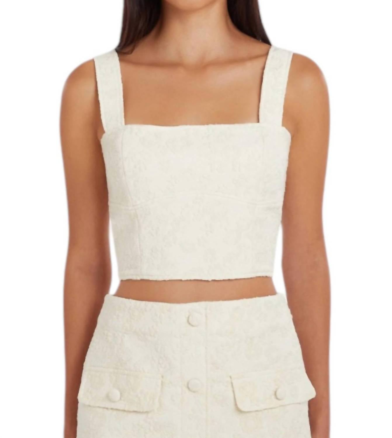 Amanda Uprichard - Bello Square Neck Top