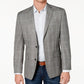 Michael Kors Men's Classic-Fit Grey Plaid Sport Coat