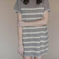 Entro - Stitched & Striped Sweater Dress