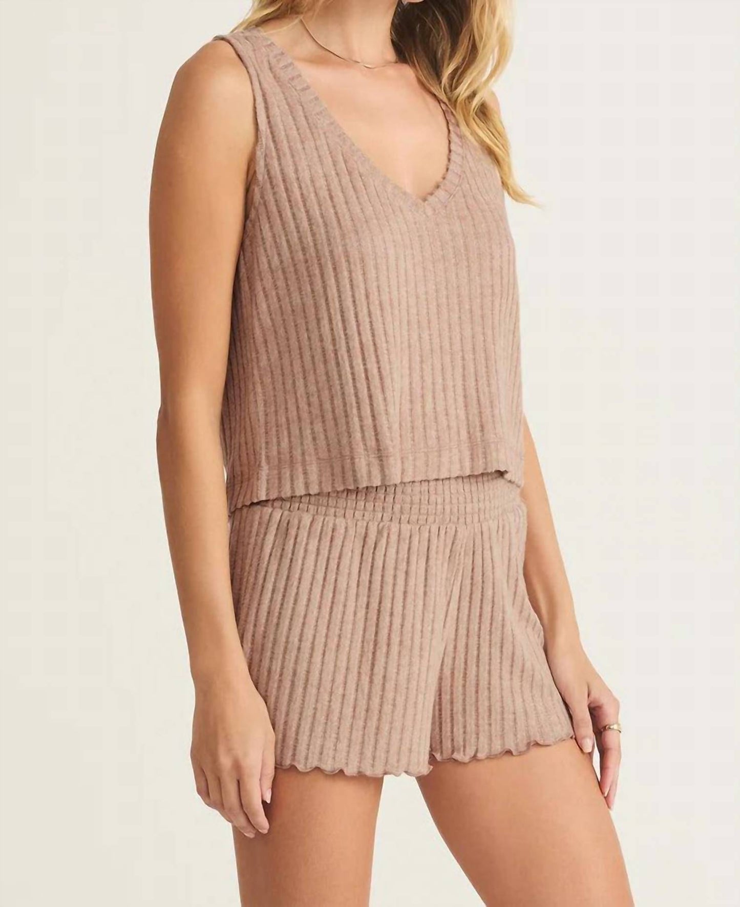 Z Supply - Sloane V-neck Rib Tank Top