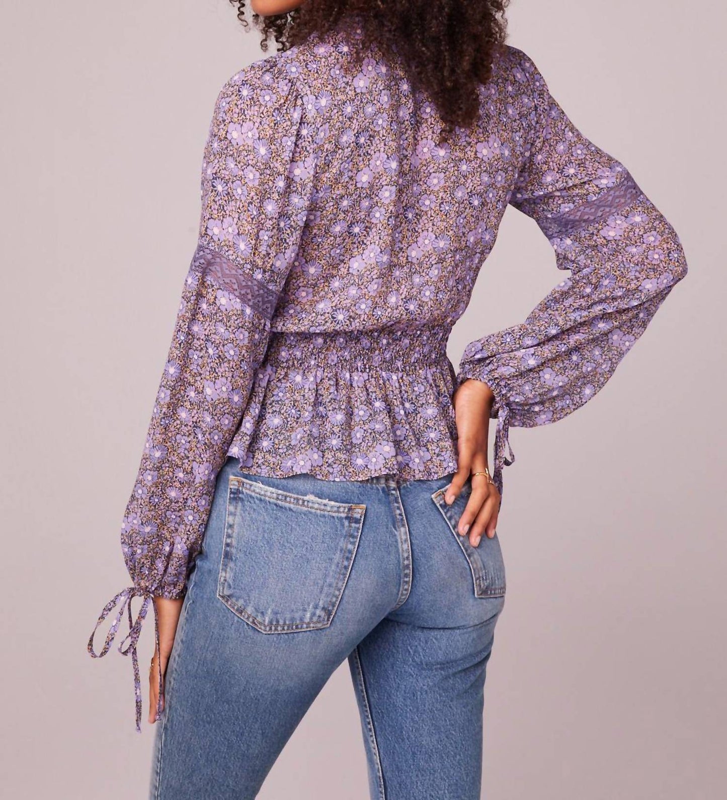 Band Of Gypsies - Floral Long Sleeve Top