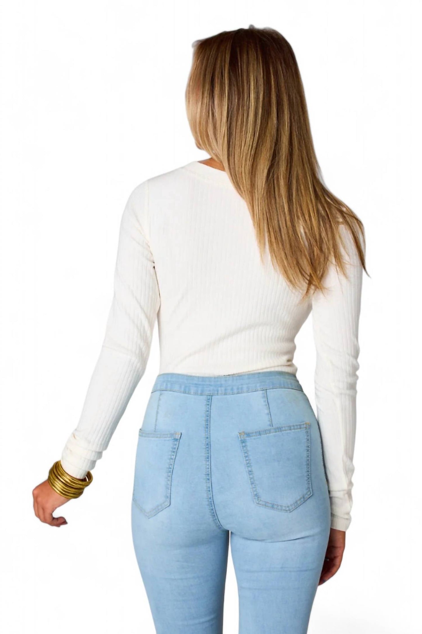 Buddylove - Holly Long Sleeve Button Up Bodysuit
