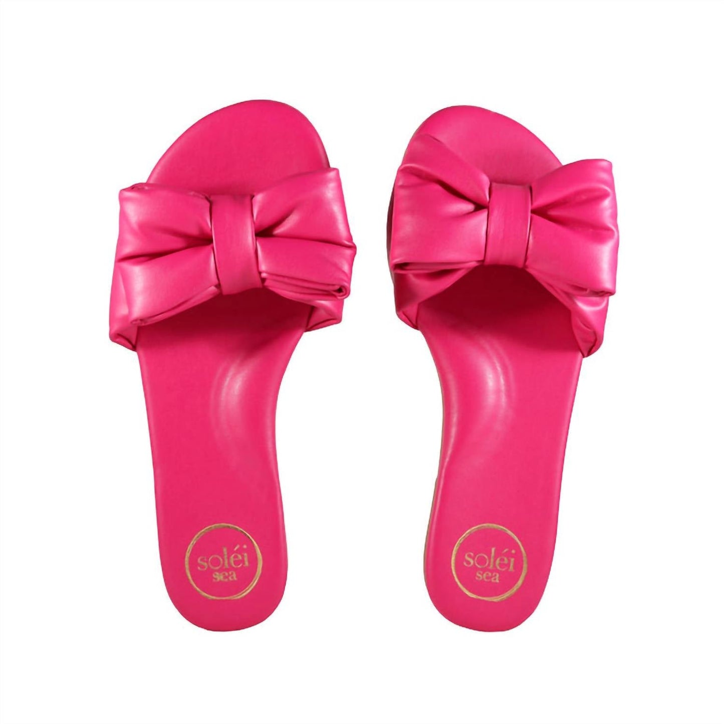 Solei Sea - Women's Rafie Bow Slide Sandals