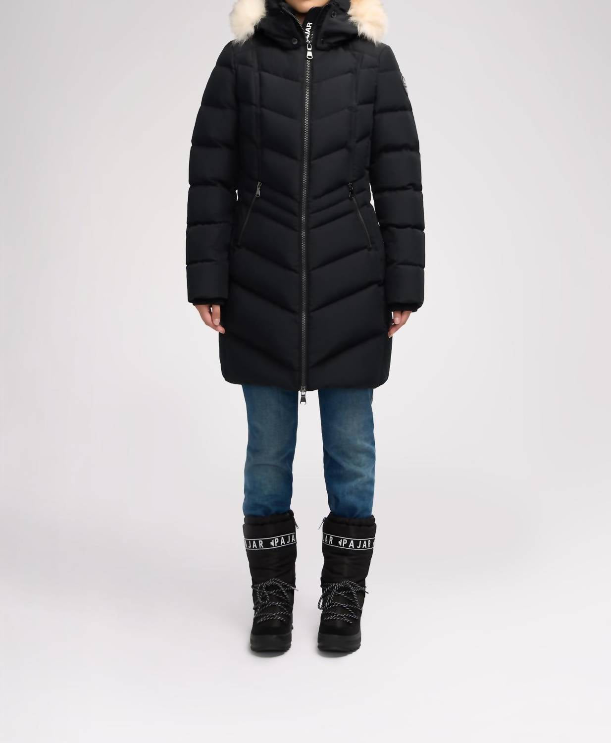 Pajar - Women's January Quilted Puffer Coat With Faux Fur
