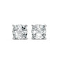 Aamiaa - Women's Cushion Shape 4 Prong Push Back Studs