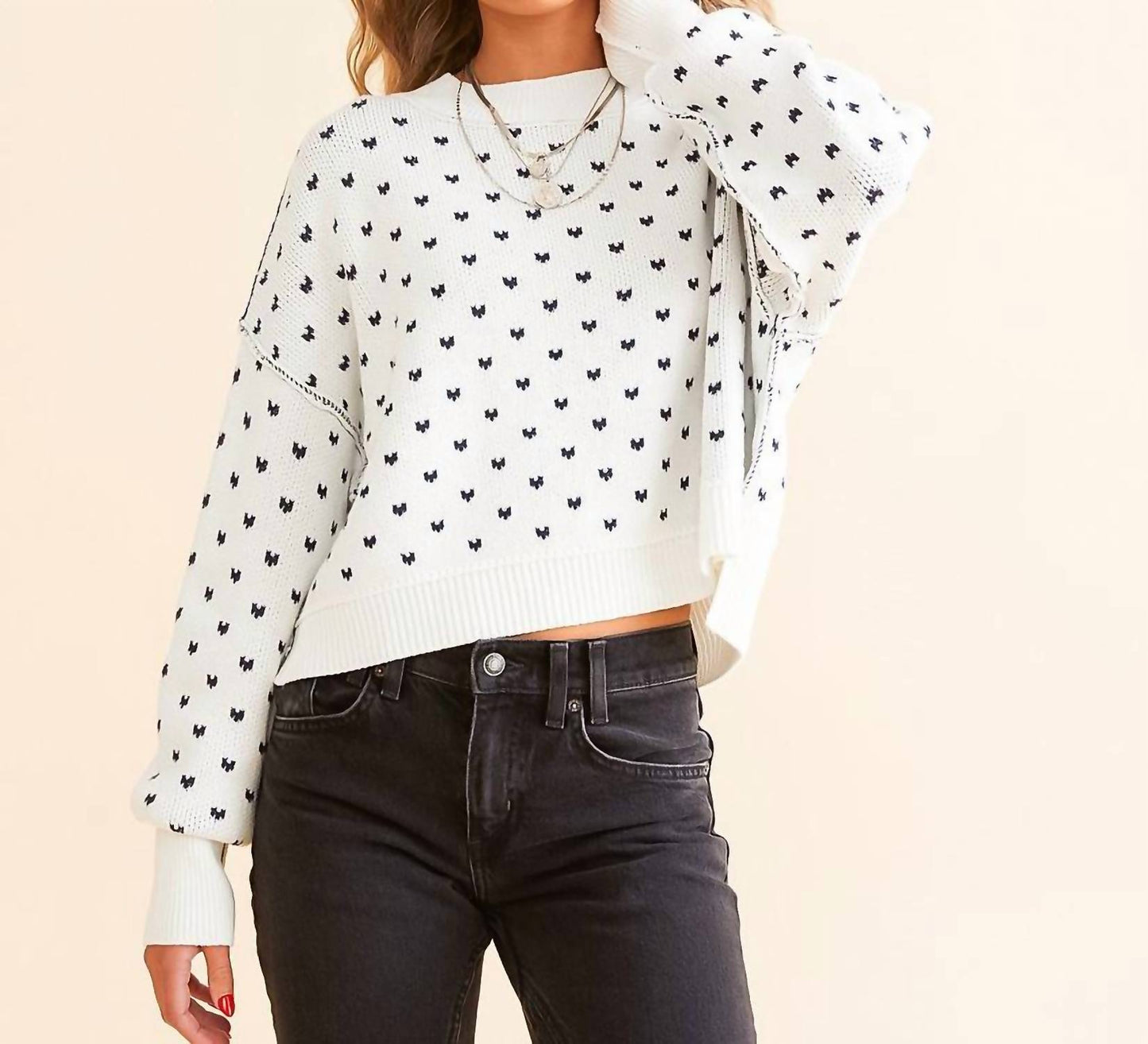 Free People - Easy Street Crop Sweater Top