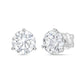 Diana M Jewels - 3.00 Cts Round Lab Grown Stud Earrings