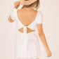 Adora - Flower Embroidered Mini Dress