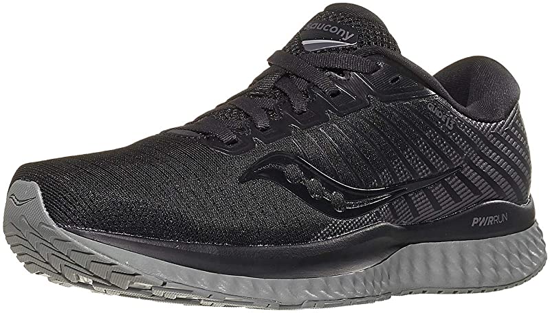 Tênis de corrida Saucony Guide 13 feminino, preto, tamanho 5 B(M) EUA